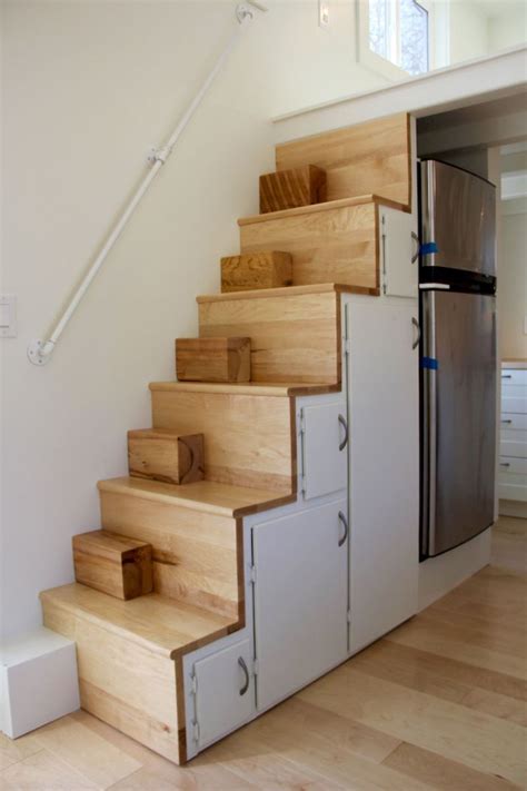 tiny house loft stairs ideas